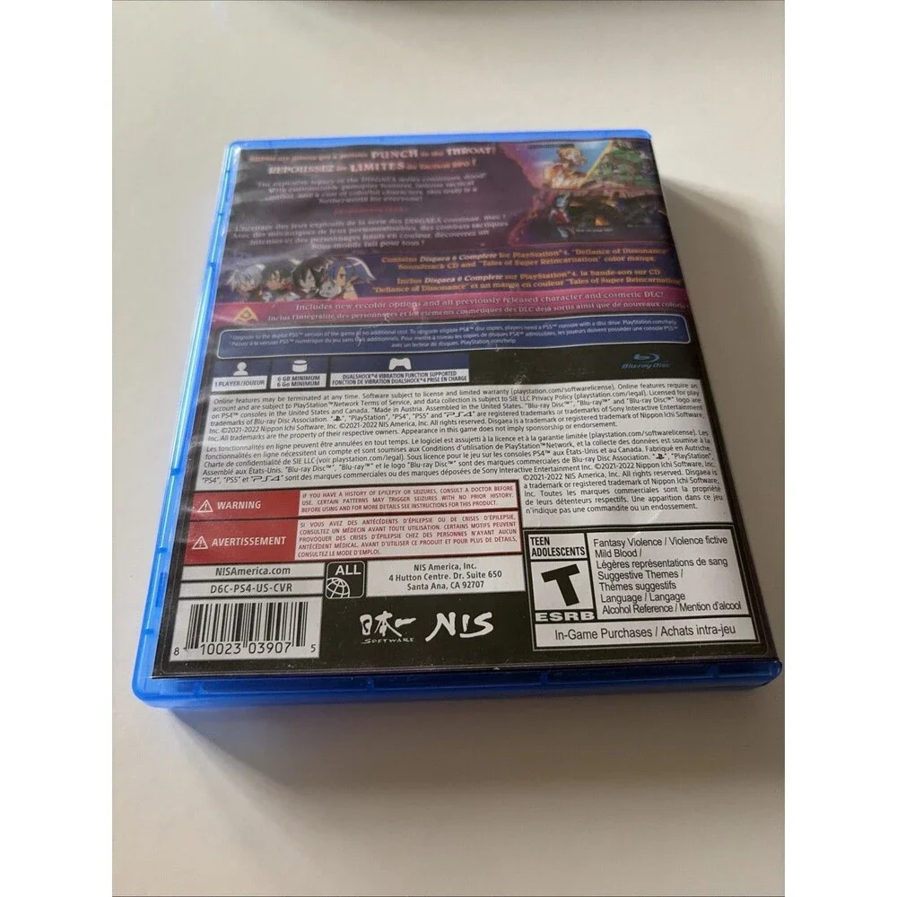 Disgaea 6 Complete [Deluxe Edition] (Sony PlayStation 4 PS4, 2022)